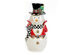 MacKenzie-Childs Top Hat Snowman Cookie Jar