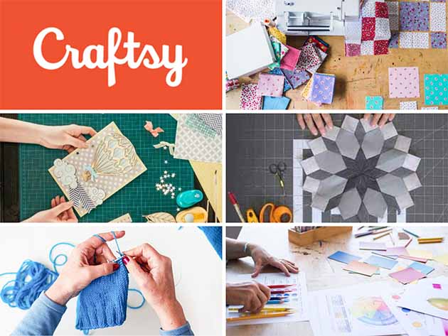 Craftsy Arts & Crafts Online Courses: 1-Yr Subscription