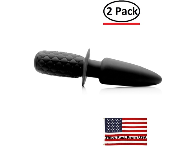 ( 2 Pack ) The Plug 10x Silicone Vibrating Thruster