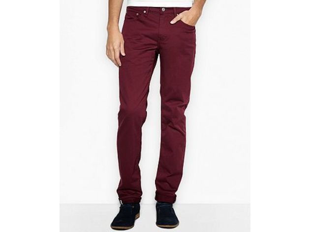 Levi's Men's 511 Slim Fit Commuter Jeans Red Size 32X30