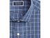 Club Room Men's Regular Fit Button Down Collar Dress Shirts Navy Size 17-34-35