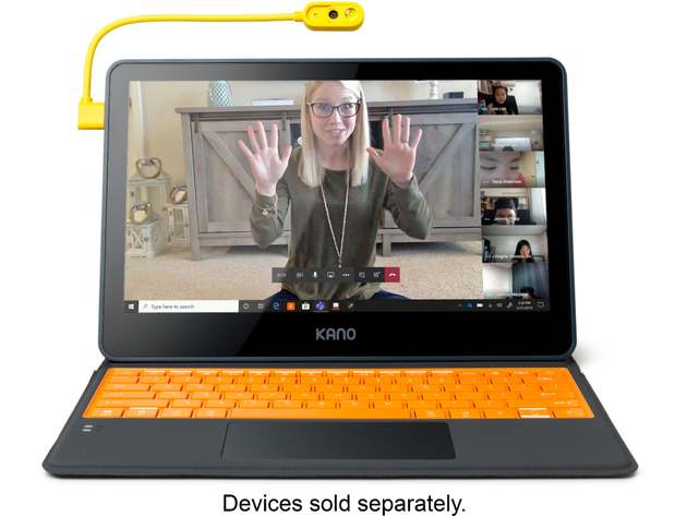 Kano - 1080 Webcam with Macro and Privacy Mode - Yellow