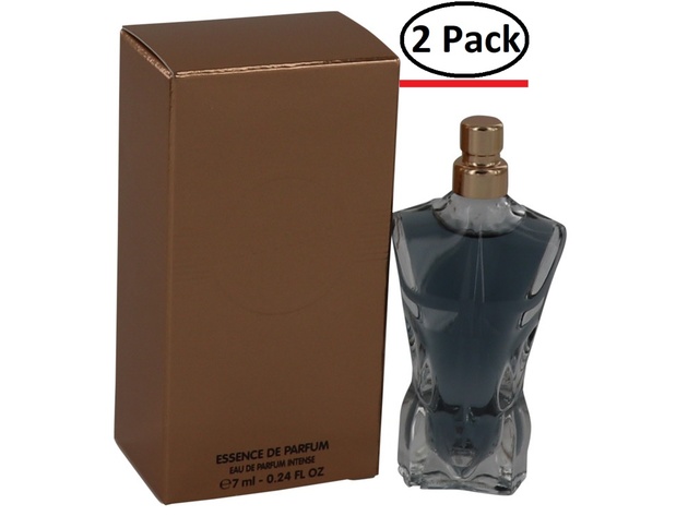 Jean Paul Gaultier Essence De Parfum by Jean Paul Gaultier Mini EDP Intense Spray .24 oz for Men (Package of 2)