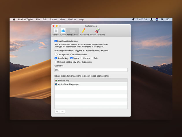 Rocket Typist for Mac