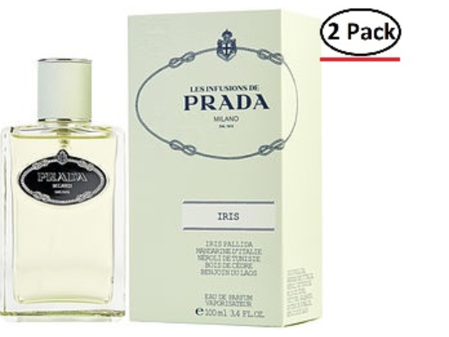 Prada Infusion D'Iris By Prada Eau De Parfum Spray 3.4 Oz For Women (Package Of 2)