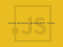 Using Modern JavaScript Today - Product Image