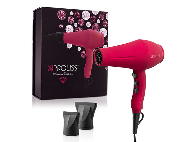 Diamond Collection Ionic 300 Hair Dryer (Red)