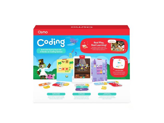 Osmo Coding Starter Kit for iPad Hands on Learning Fundamentals and Puzzles Games (New Open Box)