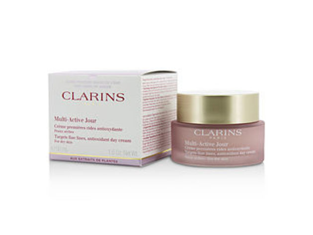 Clarins by Clarins Multi-Active Day Targets Fine Lines Antioxidant Day Cream - For Dry Skin --50ml/1.6oz For WOMEN