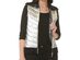 Michael Kors Women's Sweater-Back Puffer Vest Silver Size Extra Small