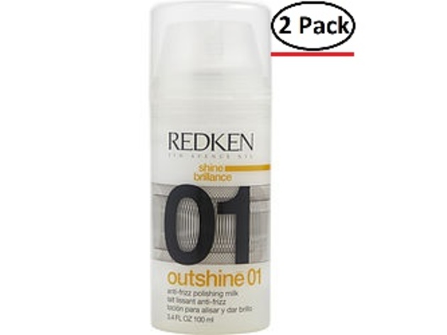 Good Redken Outshine 01 Anti-Frizz Polishing Milk 3.4 oz (pack of 2)