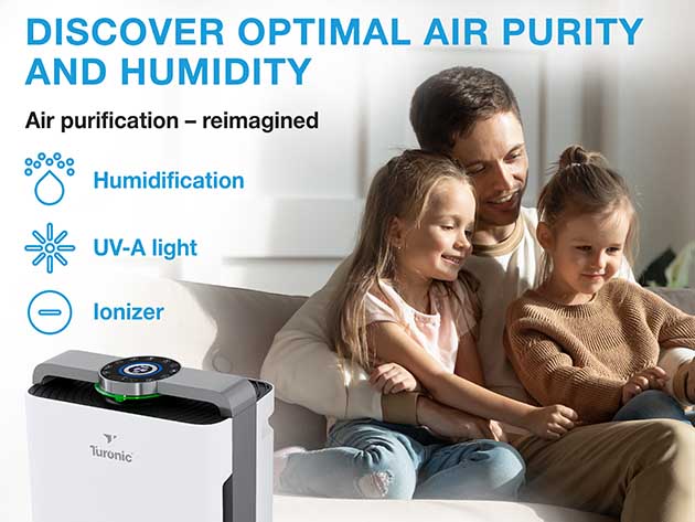 Turonic PH950 Smart Air Purifier & Humidifier Combo