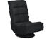 Costway Gaming Chair Fabric 5-Position Folding Lazy Sofa 360 Degree Swivel Black - Black