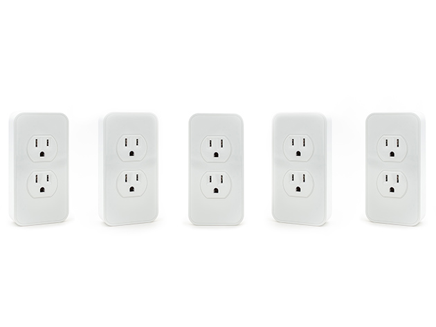 Switchmate Power: Dual Smart Power Outlet with 2 USB Ports (5-Pack)