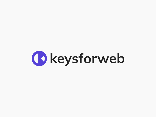 KeysForWeb Personal Plan lifetime subscription