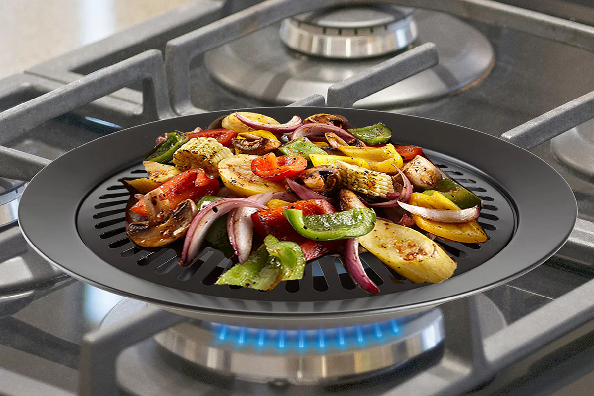 This $18 stovetop grill is the secret to barbecuing indoors