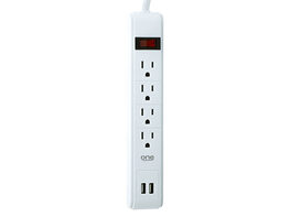 One Power Multi-Outlet/USB Strip Surge Protector