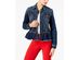 INC International Concepts Women's Ruffled Denim Jacket  Blue Size Large