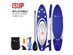 Goplus 10' Inflatable Stand up Paddle Board Surfboard SUP W/ Bag Adjustable Paddle Fin Blue + white