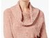 I-N-C Women's Chenille Pullover Sweater Pink Size X-Large