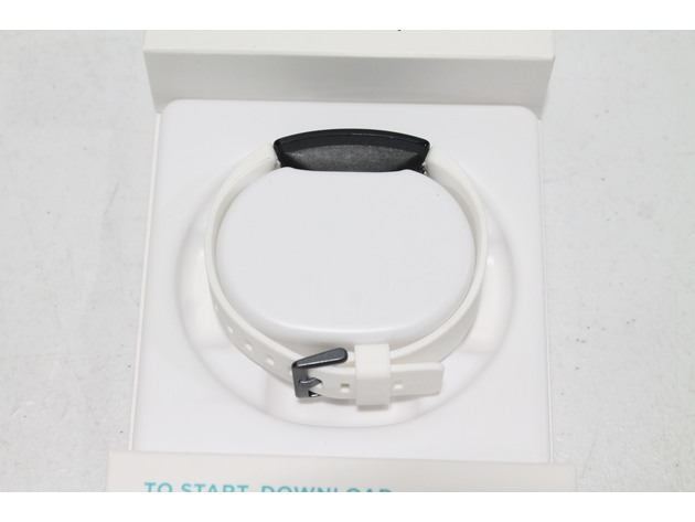 Fitbit Inspire HR Heart Rate and Fitness Tracker With S and L Bands - White (Refurbished, Open Retail Box)