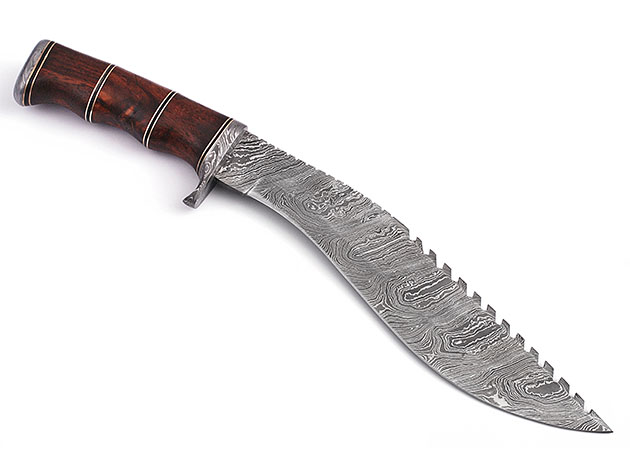 Damascus Kukri Knife (BK0169)