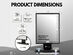 Deluxe Large Fogless Shower Shaving Mirror