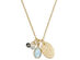 Inspired Life Gold-Tone Multi-Charm Stone Pendant Necklace