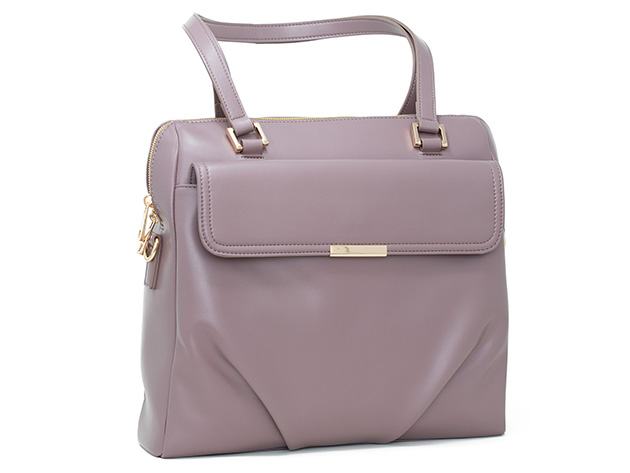 Made of Soft Faux Leather with Multiple Compartments, This Minimalist Bag Holds Your Things in Place