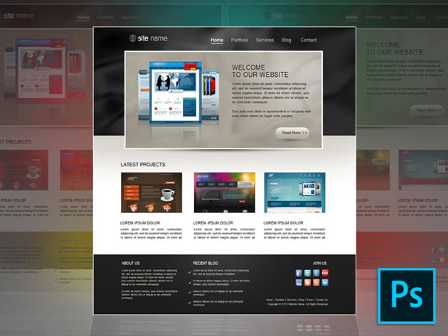 7 Photoshop Web Design Projects: Learn Web Design By Doing