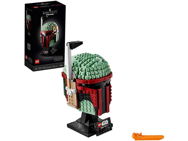 LEGO Collectible and Cool Star Wars Character Boba Fett Helmet Building Kit, 625 Pieces (New Open Box)