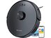InstaRobo R1 Laser Navigation Robot Vacuum Cleaner (Black), with Precise Multi-Level Mapping, Real-time Map, No-go Zones