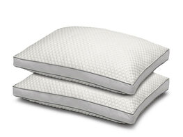 Arctic Chill Super Cooling Gel Fiber Pillow: 2-Pack (Standard/Queen)