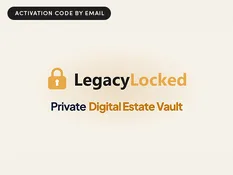 LegacyLocked Digital Estate Planning Vault: Lifetime Subscription