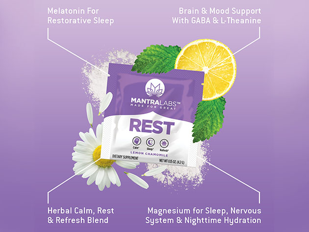 REST: Calming Sleep Drink with GABA & Melatonin
