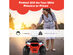 Costway 12V Kids Electric 4-Wheeler ATV Quad 2 Speeds Ride On Car w/MP3&LED Lights White - Red
