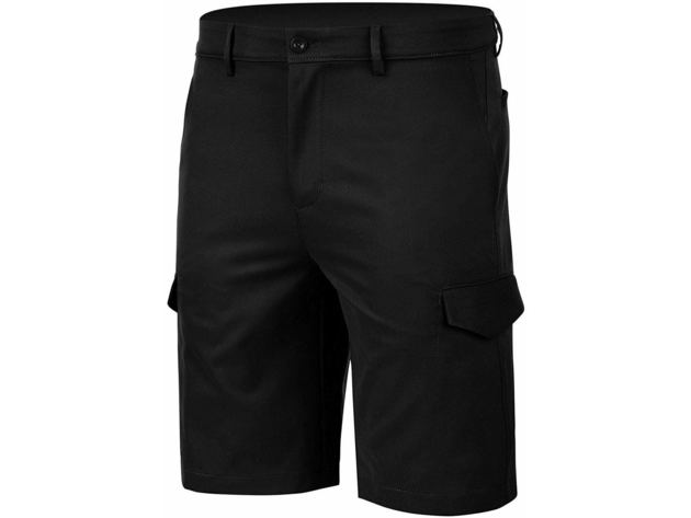 Attack Life by Greg Norman Men’s 10″ Cargo Shorts Black Size 32 Regular ...