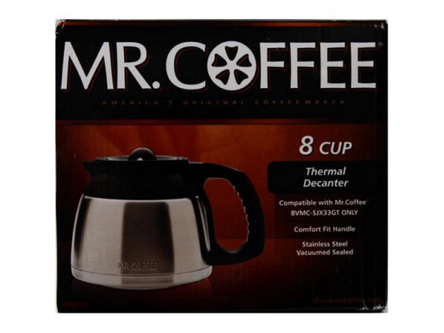 Mr. Coffee DRD95 8-Cup Stainless Steel Double-Walled Thermal Carafe - Stainless Steel/Black