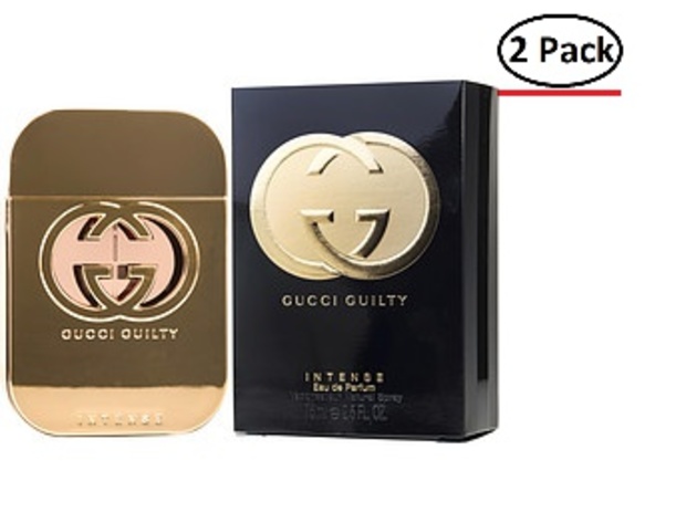 GUCCI GUILTY INTENSE by Gucci EAU DE PARFUM SPRAY 2.5 OZ for WOMEN ---(Package Of 2)