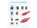 Anker 331 USB-C to Lightning Cable (Red/6ft)