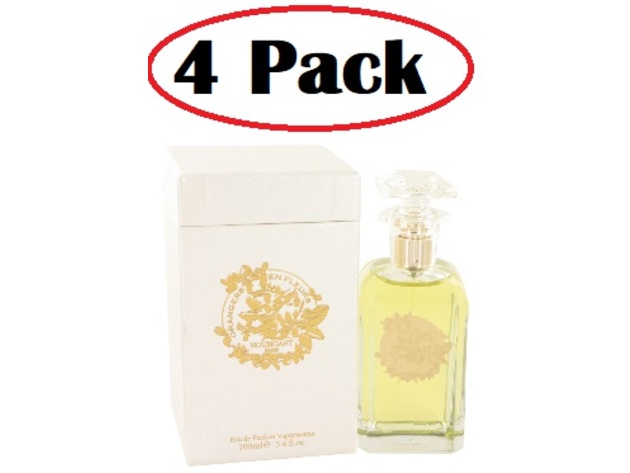 4 Pack of Orangers En Fleurs by Houbigant Eau De Parfum Spray 3.4 oz