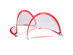 Goplus Set of 2 Portable 4' Pop-Up Soccer Goals Set For Backyard w Carrying Bag 6 Cones Red