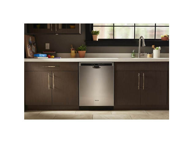 Whirlpool WDF590SAJM Front Control Built-In Stainless Steel Dishwasher