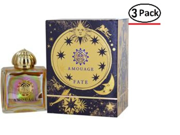 AMOUAGE FATE WOMAN by Amouage EAU DE PARFUM SPRAY 3.4 OZ for WOMEN ---(Package Of 3)