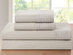 4-Piece Bamboo Blend Waffle Hem Sheet Set (Taupe/King)