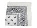 Jordefano Paisley Polyester Unisex Bandanas - Pack of 14 - Bulk Wholesale - White