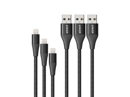 Anker PowerLine+ II Lightning Cable (3-Pack)