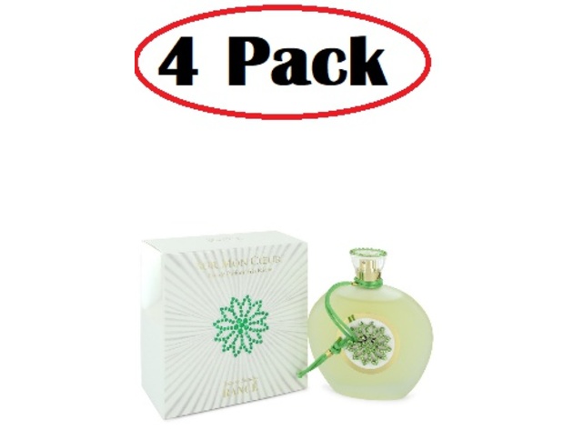 4 Pack of Sur Mon Coeur by Rance Eau De Parfum Spray 3.4 oz