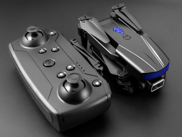 Foldable HD Dual Camera Mini Drone (3 Batteries)