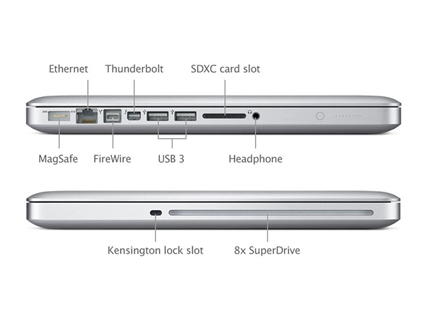 Apple MacBook Pro 13" Core i5, 2.5GHz 8GB RAM - Silver (Refurbished)